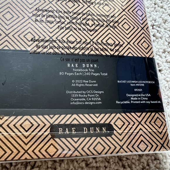 Rae Dunn Notebooks - Picture 3 of 4